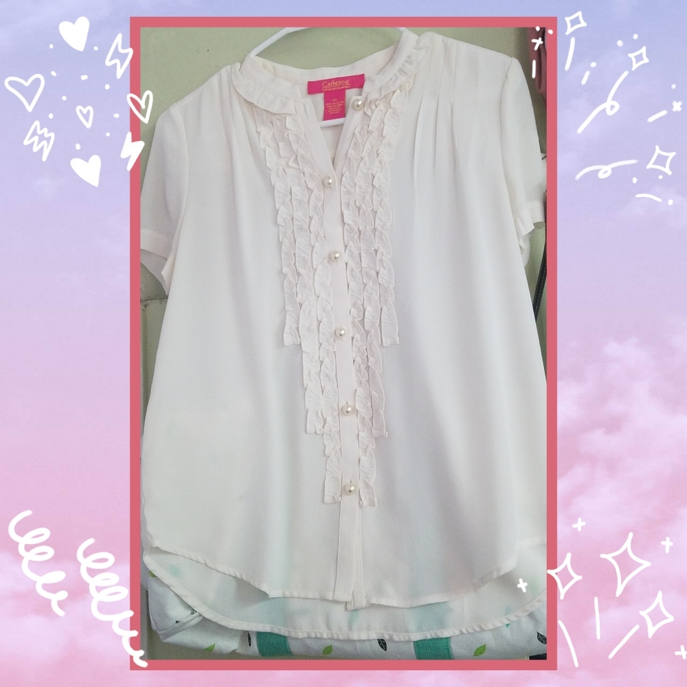 White Creamy Blouse